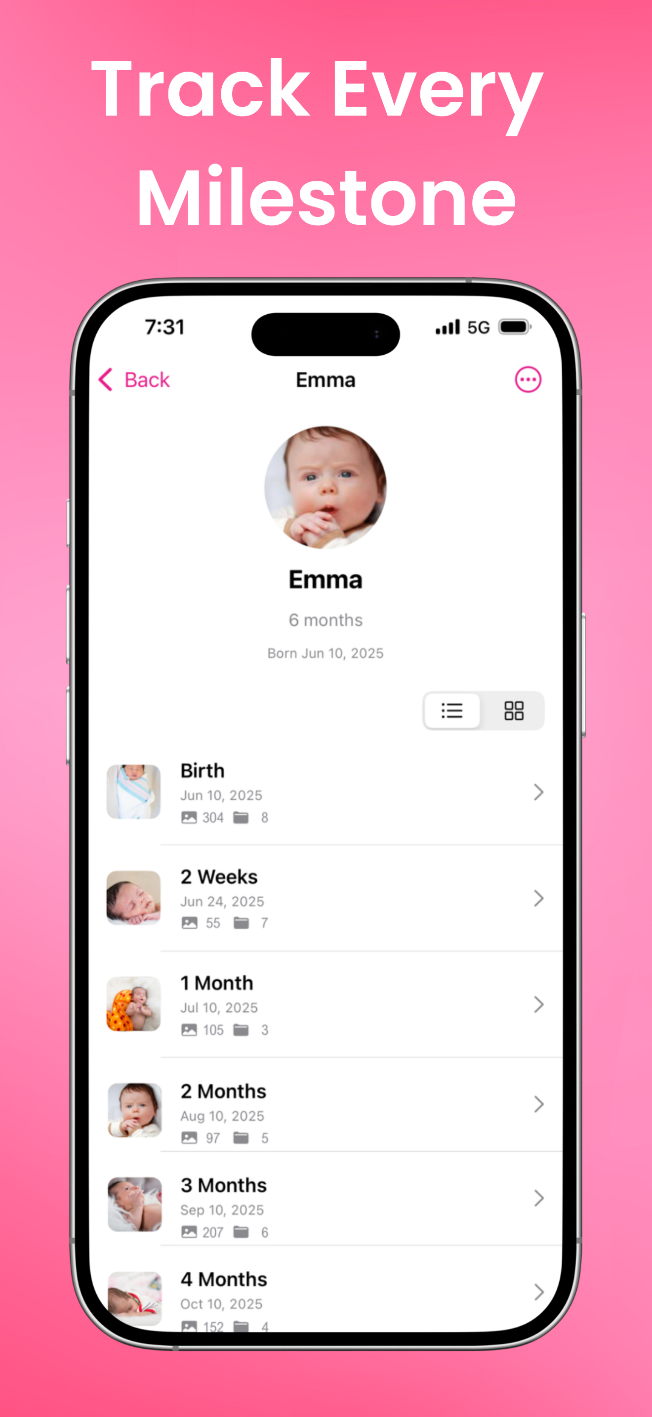 My First Moments App